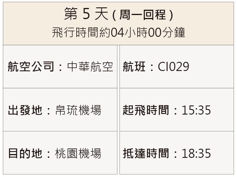 航班資訊